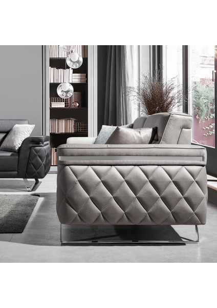 Voyager Üçlü Koltuk Gri fırsatları