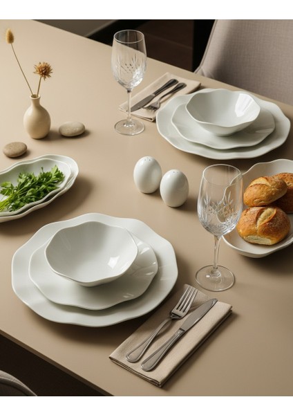 Nesrin 30 Parça Sade Yemek Takımı indirimleri