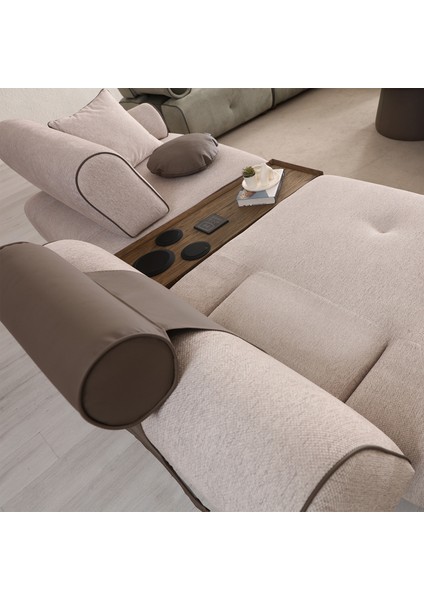 Molde Üçlü Koltuk Ara Sehpa Modüllü