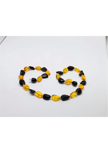 Oval Gökkuşağı 2 Renk Bebek Çocuk Damla Kolye modelleri