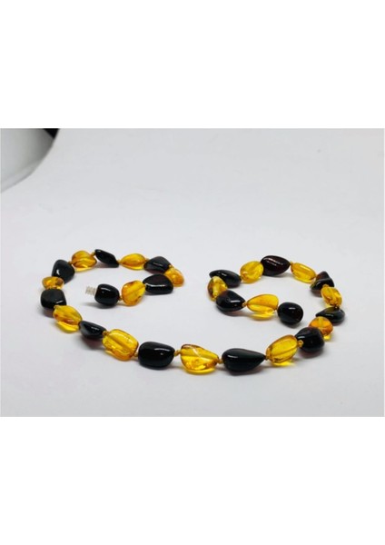 Oval Gökkuşağı 2 Renk Bebek Çocuk Damla Kolye fırsatları