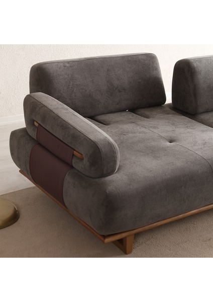 Siena Üçlü Koltuk Kanepe Antrasit fırsatları