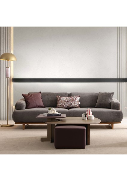 Siena Üçlü Koltuk Kanepe Antrasit indirimleri