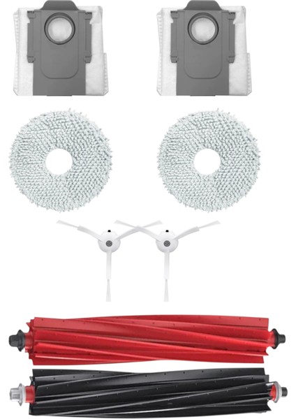 Roborock Qrevo Master Robot Süpürge Uyumlu 8'li Yedek Parça Seti