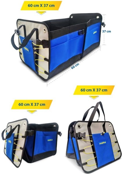 Oto Bagaj Organizer 60 x 37 cm - 71 L