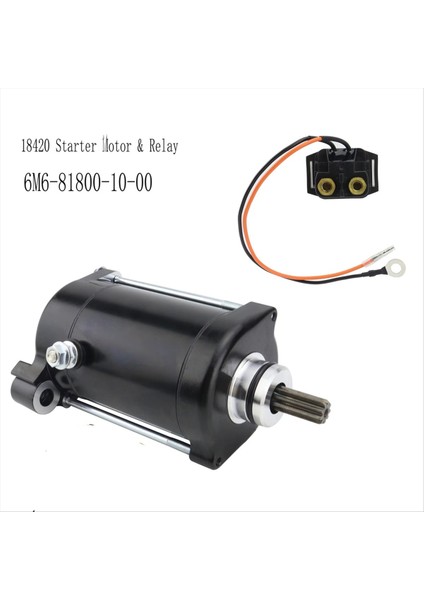 18420 Yamaha Için Başlangıç Motor Rölesi Süper Jet 700 Wave Runner SJ700 02-20 Dalga Venture 700 XL700 02-04 6M6-81800-10-00 (Yurt Dışından) modelleri