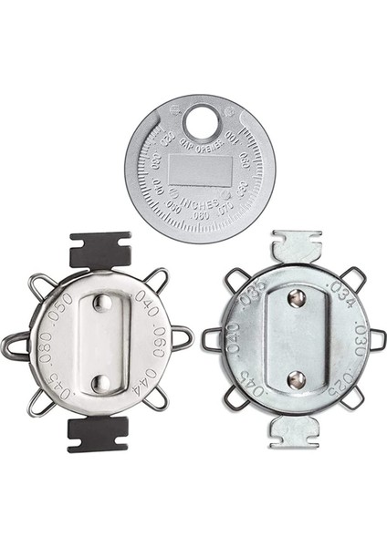 Buji Alan Gösterge Ölçüm Aracı - Tel Buji Alan Gösterge Ayar Aracı Inç ve Metrik 3 Paket (Yurt Dışından)