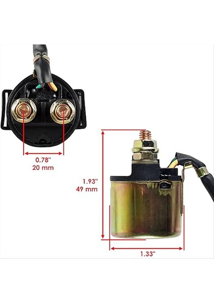 Honda TRX400EX Trx 400 Için Motosiklet Başlangıç Rölesi Solenoid Fourtrax 1999-2004 Atv 21164-005 TRX350D 35850-HM3-000 (Yurt Dışından) indirimleri