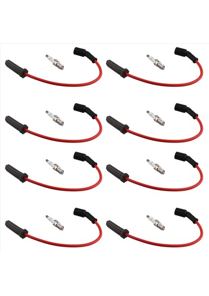 Chevrolet Gmc Cadillac Hummer Için 8x Buji ve 8x Ateşleme Kabloları 5 3l 6 0l V8 9748HH (Yurt Dışından) modelleri