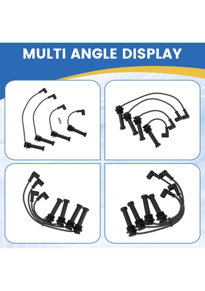 Araba Igntion Buji Tel Seti XS2Z12259AA Ford Contour Için 1999-2000 Focus 2000-2007 Escape 2001-2004 (Yurt Dışından) fırsatları