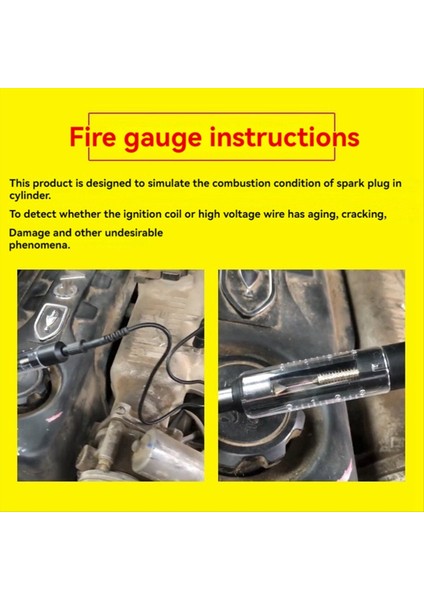 Evrensel Araç Buji Test Cihaz Ateşleme Dedektörü Diyagnostik Otomotiv Araç Tamir Aracı Otomatik Ateşleme Sistemi Testi (Yurt Dışından) indirimleri