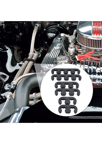 7mm 8mm Plastik Buji Tel Ayırıcılar Bölücüler Ford Chevy Için Evrensel Siyah Ayırıcılar Çerinden Verenler (Yurt Dışından) fiyatları