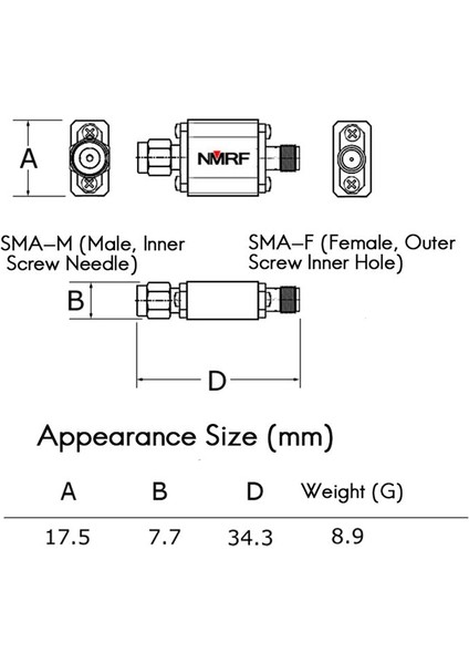 FBP-2400 2 4g 2450MHZ Bant Geçidi Filtresi Zigbee Anti-Jamming Özel Sma Arayüzü (Yurt Dışından) fiyatları