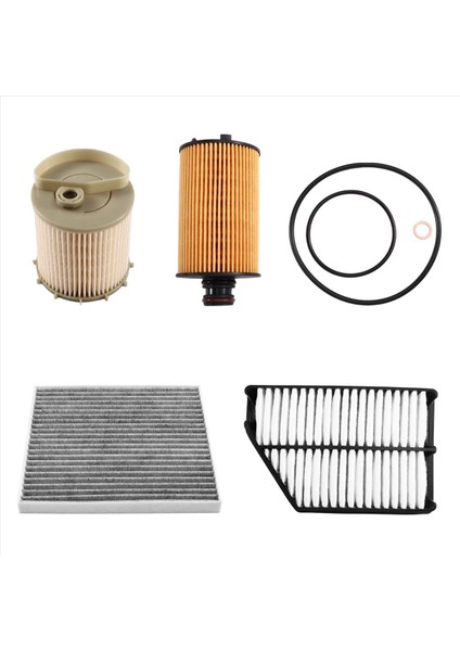 Ssangyong Için Filtre Seti Korando (Ck) 2 0 Dizel Hava Filtre Kabini Filtre Yağı Filtre Yakıt Filtresi 23140-34100 68116-34000 (Yurt Dışından) modelleri