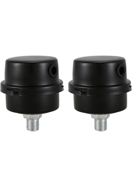 2x Hava Kompresörü Emme Filtresi Susturucu Silencer 1/4bsp 13MM Iplik Siyah (Yurt Dışından)