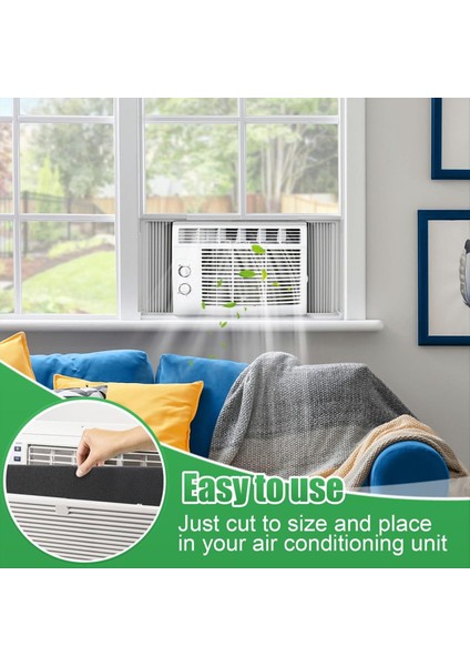 2 Adet Pencere Klima Filtreleri 24 x 15 X1/4 Inç Friedrich Ge Için Köpük Yedek Filtreleri Sığacak Şekilde Kesim Next Gen Ac (Yurt Dışından) fırsatları