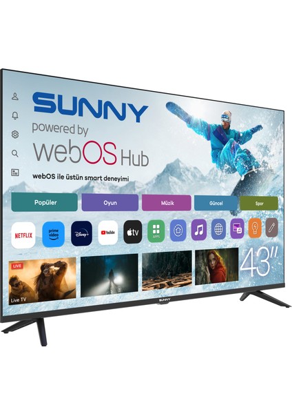 SN43FPRL-W02M 43'' 110 Ekran Uydu Alıcılı Full HD webOS LED TV fiyatları