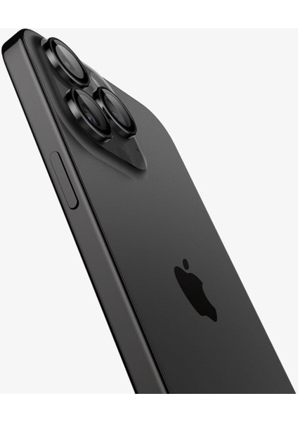 Apple iPhone 17 Pro Max / 17 Pro / 16 Pro Max / 16 Pro / 15 Pro Max / 15 Pro / 14 Pro Max ile Uyumlu Kamera Lens Camı Koruyucu Kolay Kurulum GLAS.tR EZ Fit Optik Pro 2 Adet Black - AGL05205