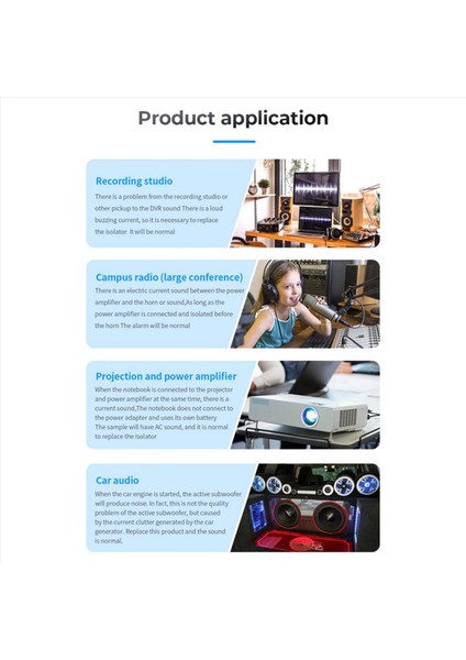 2x Zemin Döngüsü Gürültü Izolatörü Ses Izolatör Gürültü Mezar Filtre Rca Gürültü Bastırıcı Izolatör Ses Pc Için (Yurt Dışından) fiyatları