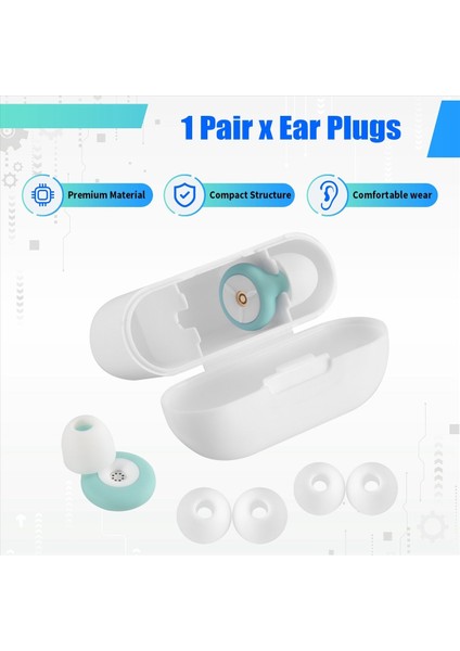 Uyku Gürültüsü Azaltma Için Kulak Tıkaçları Yeniden Kullanılabilir Kulaklıklar Işitme Koruması Için Bir Uyku Için Gürültü Engelleme (Yurt Dışından) fırsatları