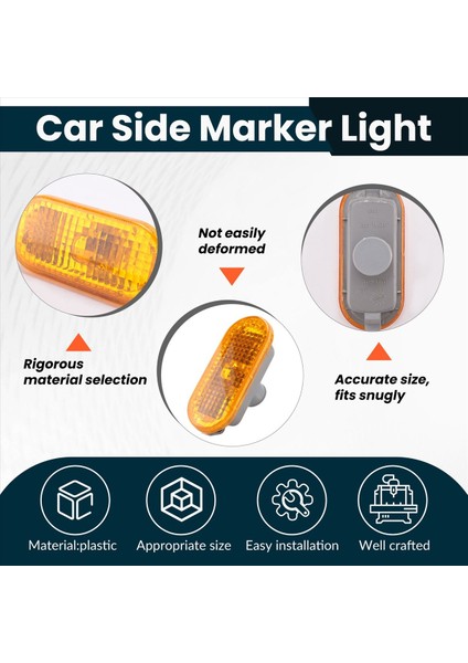Golf Için Araba Yan Marker Işık Sinyal Işığı Jetta Mk4 1999-2005 Passat B5 / B5 5 1997-2004 (Yurt Dışından) indirimleri