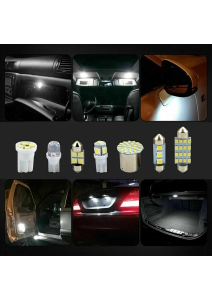 28 Çeşitli LED Araç Iç Mekan Işık Dome Bagaj Haritası Plaka Lambası Ampul (Yurt Dışından) fiyatları