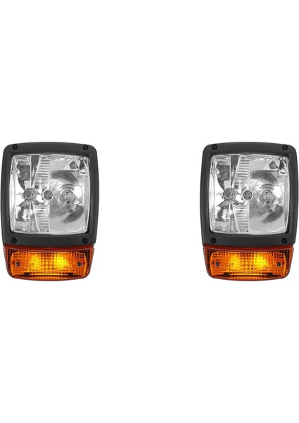 2x 24V Ekskavatör Jcb Ön LED Farlar Dönüş Sinyal Lambası Göstergesi Çalışma Işığı A (Yurt Dışından)