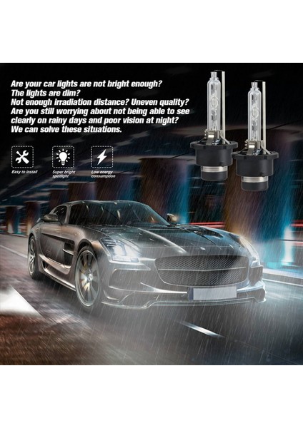 D4S Hıd Puslbs Xenon Far Yedek Ampul 35W 6000K Beyaz Düşük Işın Toyota Lexus Için 4 (6000K) Paket (Yurt Dışından) modelleri