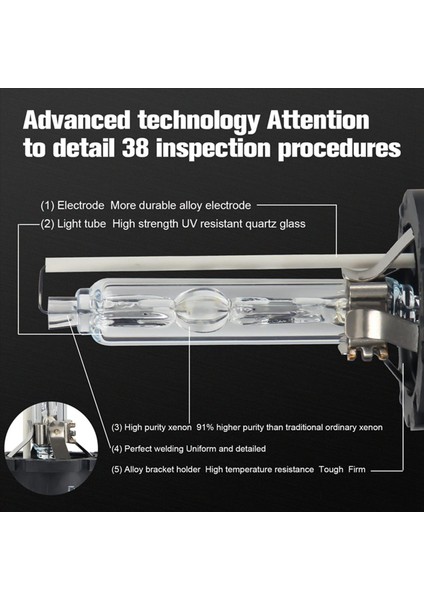D4S Hıd Puslbs Xenon Far Yedek Ampul 35W 6000K Beyaz Düşük Işın Toyota Lexus Için 4 (6000K) Paket (Yurt Dışından) fırsatları