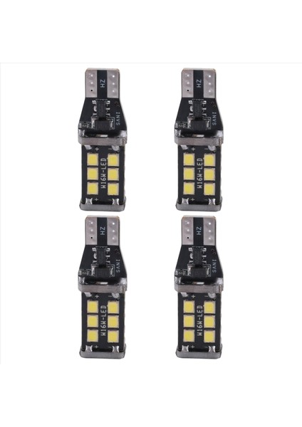 4pcs Parlak Beyaz Canbus Araba Yedekleme Ters Işıkları Için LED Ampul 912 921 T15 W16W (Yurt Dışından) fırsatları