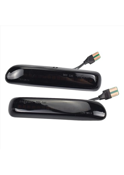 2x Araba Füme LED Dinamik Yan Işaretleyici Işık Dönüş Sinyali Yanıp Söner Bmw 3 Serisi E46 COUPE1997-2001 (Yurt Dışından) modelleri