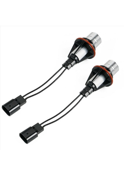 8000K Amber LED Melek Göz Işaretçisi Halo Ampul Lambaları Bmw E39 E53 E60 E63 E64 E66 E87 5 6 7 X3 X5 [10 Pc Paketi] (Yurt Dışından) modelleri