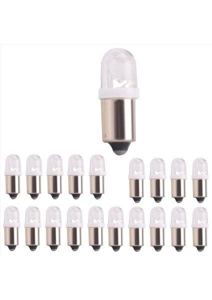 20PCS BA9S 1895 H6W 53 57 Süngü LED Ampuller Araba Haritası Lambası Için 12V Beyaz (Yurt Dışından) modelleri