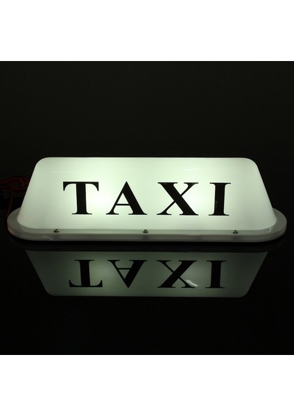 4x Beyaz Su Geçirmez Taksi Manyetik Base Çatı Üst Araba Kabini LED Işaret Işık Lambası 12V Pvc (Yurt Dışından) indirimleri