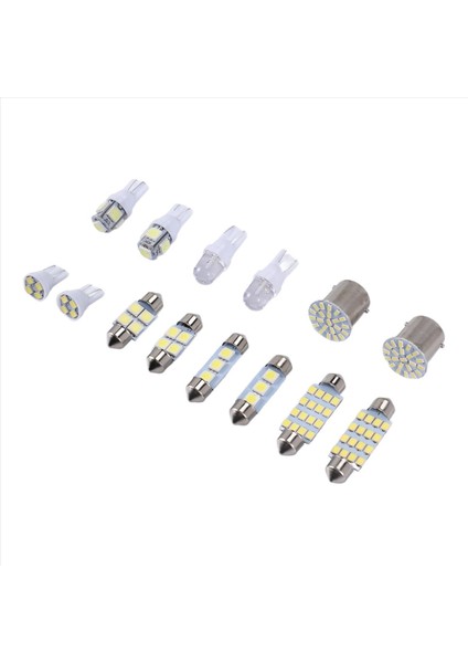 14X Beyaz LED Araç Iç Mekan Işık Dome Bagaj Haritası Plaka Lamba Ampulleri (Yurt Dışından) fırsatları