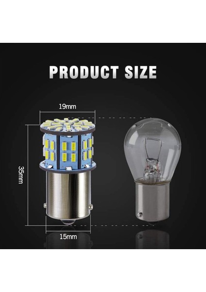 40X Süper Parlak 3014 50 Smd Beyaz 1156 1141 1003 BA15S Camper Römorku Için Ampuller Deniz Botu Gövdesi (Yurt Dışından) fırsatları