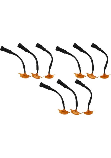 9 Adet LED Izgara Koşu Lambaları 2004-2014 ve 2014-UP Ford F150/F250 Raptor (Izgara Dahil Değildir) (Yurt Dışından)