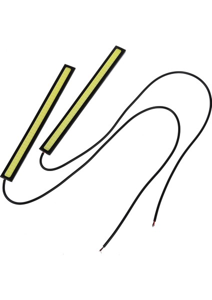 2 x Su Geçirmez LED 12V Şerit Gündüz Koşu Işık Drl Araba Sis Günü Sürüş Lambası (Yurt Dışından)