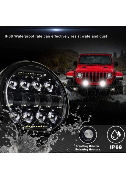 2x Yuvarlak LED Iş Işığı 60W Taşkın Noktası Combo Işın LED Işık Gündüz Kamyon Suv Için Yol Sürüş Işıkları (Yurt Dışından) fırsatları