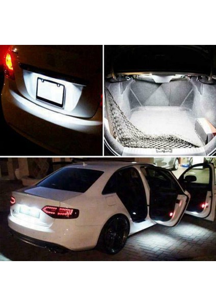 40PCS 6000K Canbus T10 168 194 W5W Dome Lisans Yan Işaretleyici LED Ampul Beyaz (Yurt Dışından) fiyatları