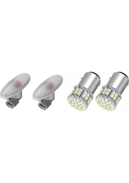 2pcs 6000K Beyaz 1157 50SMD Kayalı Fren LED Işıklar Ampul 12V 2pcs ile Toyota Corolla/rav4 06-13 (Yurt Dışından)