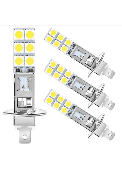 4pcs H1 6000K Süper Beyaz 80W LED Far Ampulleri Kiti Sis Sürüş Işığı (Yurt Dışından) modelleri