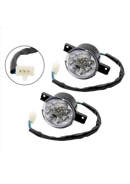 4pcs 12V LED Atv Ön Far 125CC 150CC 250CC 300CC 300CC Farlar Çin Taotao Jcl Baja Yamoto Kazuma Roketa (Yurt Dışından) fiyatları
