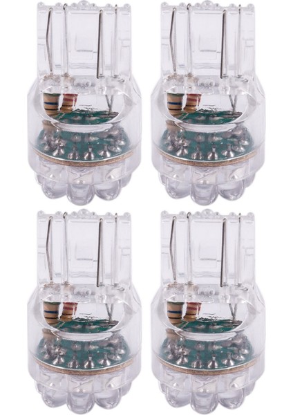 4x Beyaz T20 7443 7440 9 Leds Fren Sinyali Arka Işıklar Ampul Lambaları Dc 12V (Yurt Dışından)