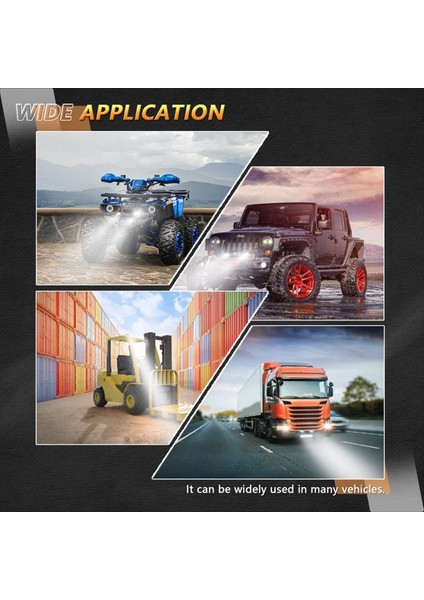 LED Işık Pods 2pcs 4 Inç LED Diffüz Işın Pods Sürüş Işık Küpleri Hendek Işıkları Yol Işıkları Traktör Iş Işıkları (Yurt Dışından) modelleri