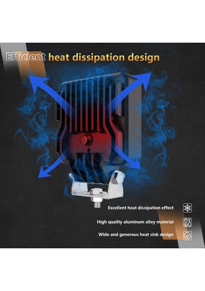 LED Işık Pods 2pcs 4 Inç LED Diffüz Işın Pods Sürüş Işık Küpleri Hendek Işıkları Yol Işıkları Traktör Iş Işıkları (Yurt Dışından) indirimleri