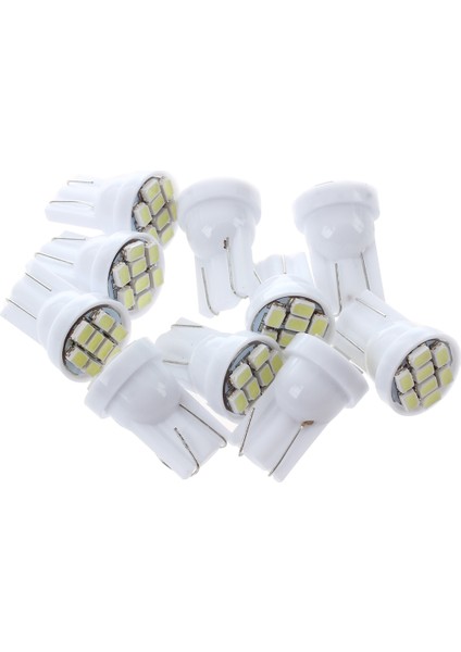 10X T10 W5W 8 Smd LED Beyaz - Ampul Işık Iç Ampul 12V (Yurt Dışından)