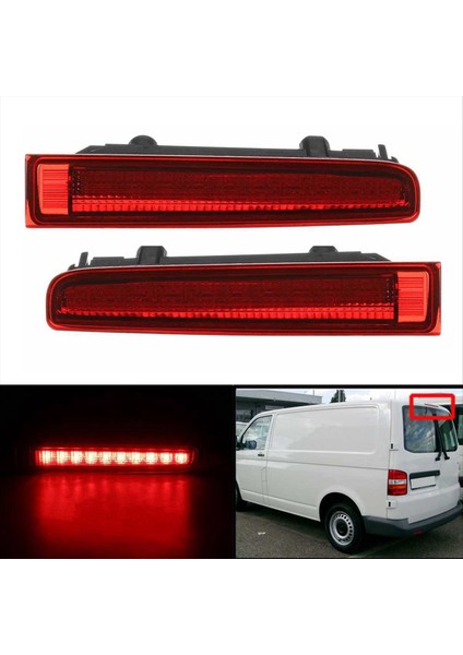 6pcs Üçüncü Fren Işık Ahır Kapısı Arka Fren Işık Montaj Durdurma Lambası Vw T5 T6 Multel Caravelle 03-16 (Yurt Dışından) indirimleri