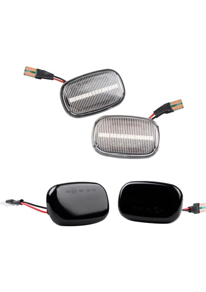 4x Araç Dinamik LED Yan Işaretçi Işık Turn Sinyal Toyota Corolla Celica T19 T20 23 Rav4 (Yurt Dışından)