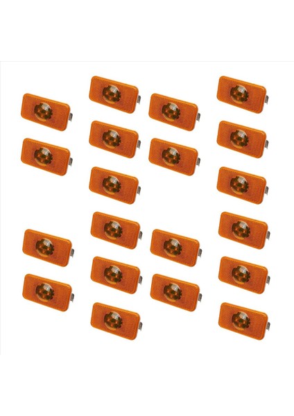 20PCS 24V Araba Kamyonu LED Yan Işaretçi Işık Amber Gösterge Lambası 4 Volvo Kamyonlar Için LED Fm/fh (Yurt Dışından)